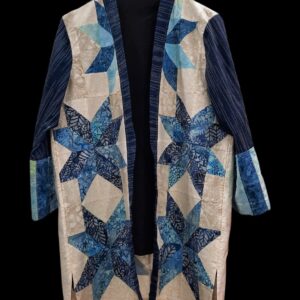batik blue garden
