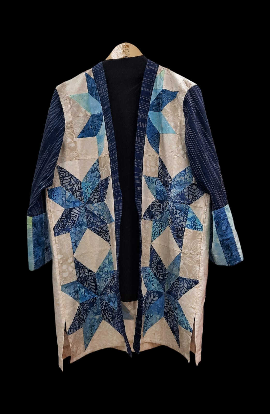 batik blue garden