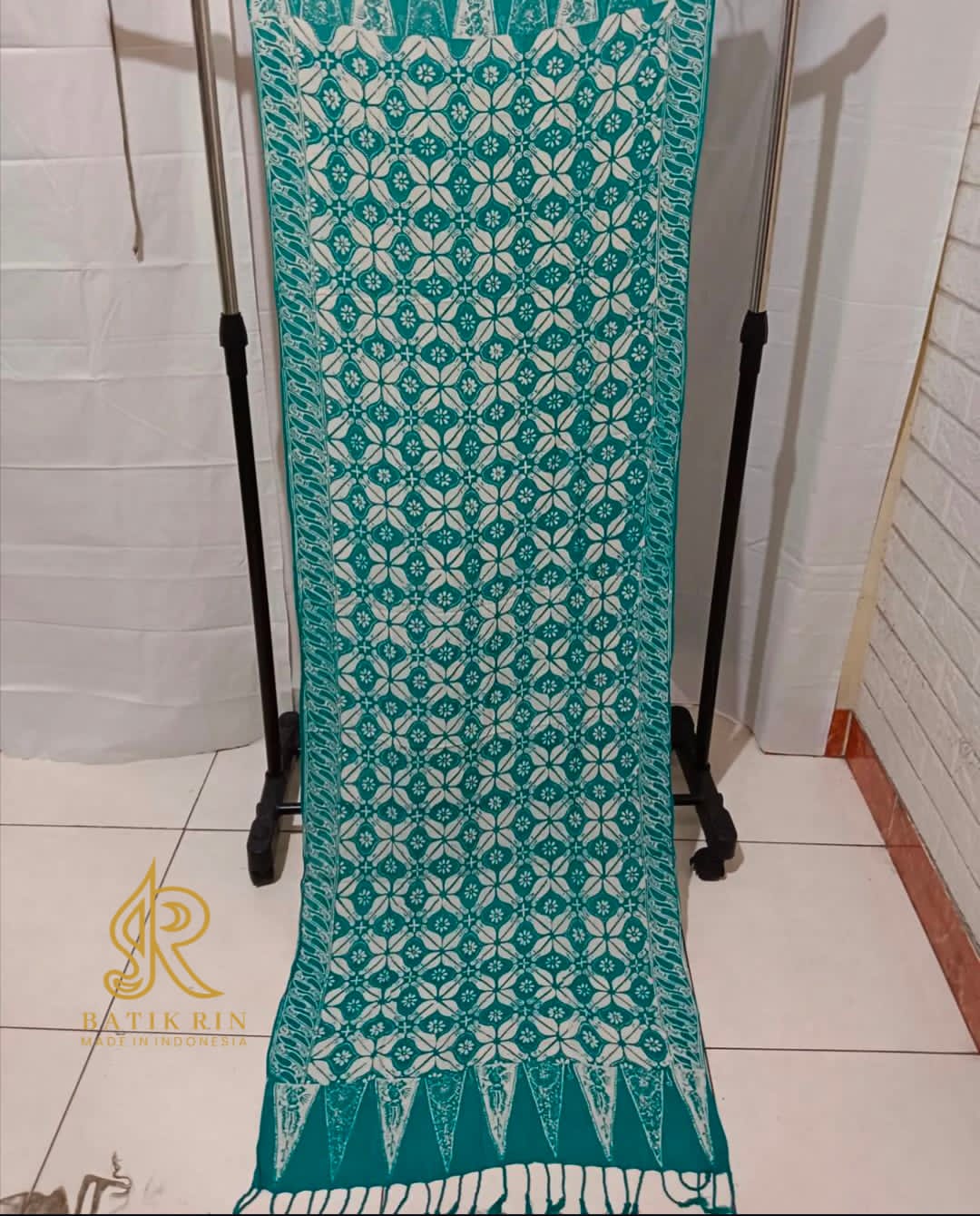 SYAL/PASHMINA BATIK CAP MOTIF KHAS KABUPATEN BEKASI - Gambar 3