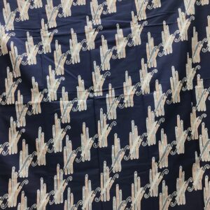 Batik tulis motif golok dan bambu